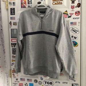 Thrifted half zip up